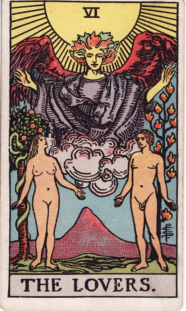 The Lovers, Rider-Waite-Smith tarot
